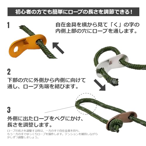 NCNL 自在金具 二つ穴型 5mm対応 20個セット