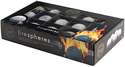 Bond Manufacturing Ceramic Fire Balls | Set of 15 | Fire Pit / Fire Table Accessory for Indoor and Outdoor Fireplace (3"/Limited Edition)