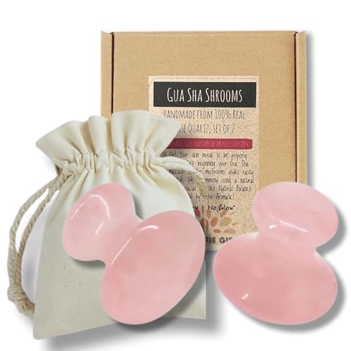 This Hippie Girl Gua Sha Mushroom Set, Jaw Sculpting Tools, Rose ...