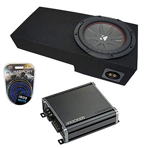 Harmony Audio Compatible with 2001-2005 Ford Explorer Sport Trac SUV Kicker Bundle CompR CWR10 Single 10