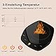 Kaffeewärmer, Bürotisch Gadgets Smart Cup Warmer für Home Office, Elektrischer Kaffeewärmer mit 3 Temperatureinstellungen, Getränkewärmer für Kaffee, Milch, Tee (Schwarz)