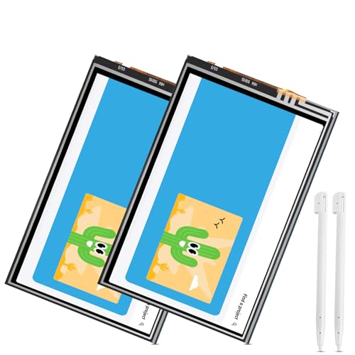 Image of 2Pcs 3.5 inch Touch Screen Display for Raspberry Pi 3.5 inch Touchscreen Module 320x480 TFT Touch Screen Display with Touch Pen Compatible with Raspberry Pi A, B, A+, B+, 2B, 3B, 3B+,4B 5 Versions
