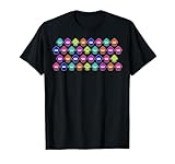Nintendo Splatoon Rainbow Inklings Squid Row Graphic T-Shirt T-Shirt