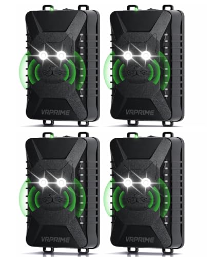 Image of VRPRIME Ultrasonic Rat Repellent for Car | Rodent Repellent to Protect Wires in Car, Bike & Truck Engine | Easy to Use & LED Flashlights (Batteries not Included) (Pack of 4)