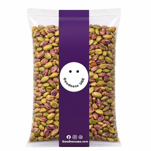 Pistachio Nuts 200g Goodness UAE Premium Quality Shelled & All-Natural No Shell Ready-to-Eat High Protein & Fiber Ideal for Snacking & Baking