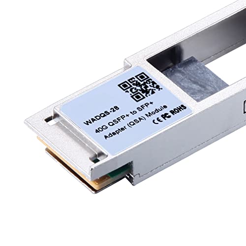 40G Qsfp+ To 10G Sfp+ Qsa Adapter Converter Module For Mellanox Mam1Q00A-Qsa, Dell 407-Bbro, Juniper, Arista, Extreme And More, Support All Sfp+ Modules And Cables Reach #TOP3