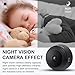 YISPK Hidden Camera,1080P HD WiFi Mini Nanny Cam with Night Vision & Motion Detection - Indoor/Outdoor Wireless Security Spy Cameras for Home, Car, Baby & Pet Monitoring-Upgraded A9