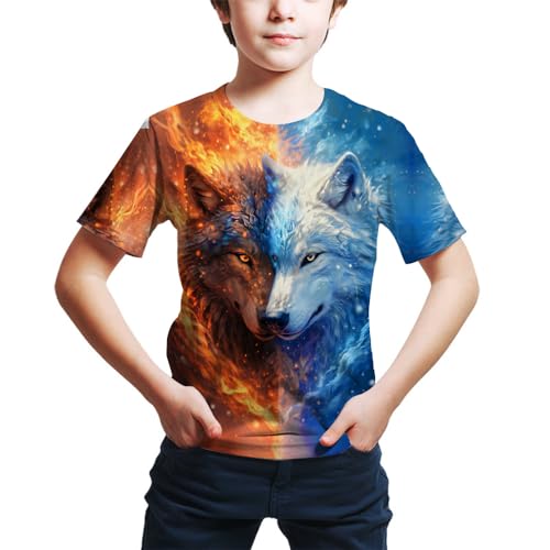 T-shirt loup 3D pour habiller les enfants lors des sorties scolaires