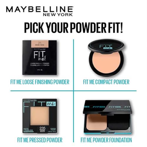 image for Maybelline Fit Me Matte + Poreless Pressed Face Powder Makeup & Settin