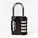 4 ZAHLEN KOMBINATIONSSCHLOSS - Schloss für Gym, Schule, Büro, Fabrik, Gepäck, Werkzeugkasten, Schuppen und Garage - wetterfest und tragbar