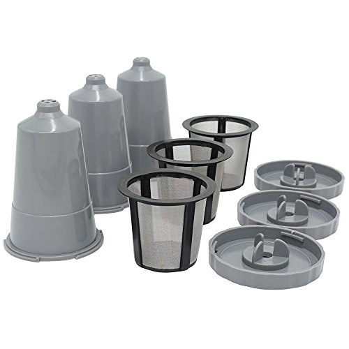 BRBHOM Reusable Capsules Pods Coffee Filters Replacement Compatiable for 1.0 Brewers Universal Fit