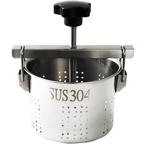 MAHWER Herramienta deshidratadora de Cocina, exprimidor de Verduras, exprimidor de Relleno de albóndigas de Acero Inoxidable de 1,5 l, exprimidor de limón for Uso doméstico, Comercial y Restaurante.