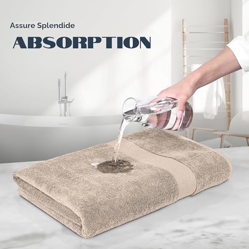 Serviettes de bain en coton de luxe 700 GSM drap extra large - 6