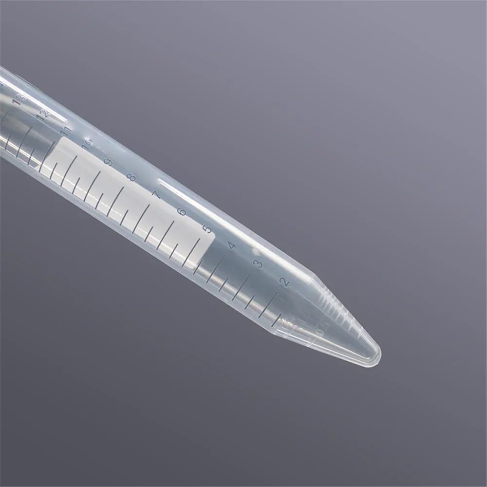 50 pezzi da 15 ml con tappo a vite for provette centrifuga, forniture for tubi Life Tube Attrezzature da laboratorio