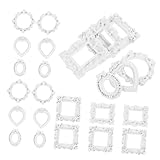 Accessoire de cadre: un design délicat, une couleur classique et différentes formes de cadres photo peuvent créer une sensation artistique dans votre décor, cadres d'affichage de bijoux