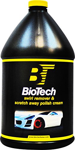 BioTech Swirl Remover & Scratch Away Polish Cream, Scratch Remover, Light Swirl Remover, Polish Cream, Scratch Eliminator, Easy Buffing, Easy Application and Removal 128 oz (1)