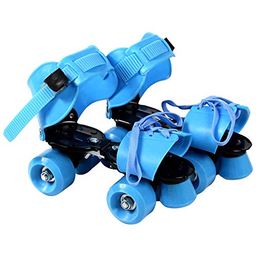 Bonarca 着脱式 子供用 ローラースケート -選べる4色ー 19㎝~25㎝対応 四輪 ブルー