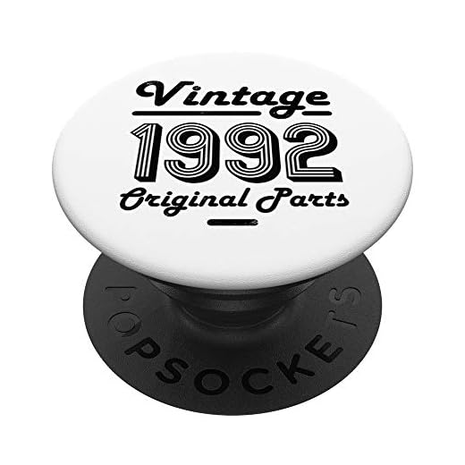 28 cumpleaños vintage mujeres 28 años regalo 1992 hija PopSockets PopGrip Intercambiable