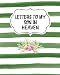 Letters To My Son In Heaven: Bereavement Coping With Loss Grief Notebook Remembrance