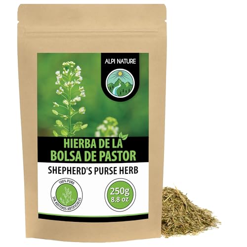 Infusión de bolso de pastor (250g), cortada, suavemente secada, 100% natural, para la preparación infusiones de hierbas