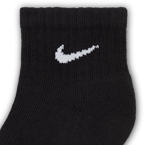 Image of Nike Unisex Kids' Everyday Cushioned Ankle Socks (6-Pack) | Boys and Girls