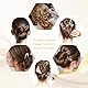 8 Stück French Hair Pin U Förmige Haarnadeln Groß Vintage Stil 2 Zinken Dutt Haargabeln Französische Haarspangen Mädchen 8 Stile für Damen Haarnadel Mädchen Frisur Zubehör