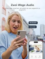 GNCC 2K 360° Kamera Überwachung Innen, Nachtsicht, 2.4G WiFi – Ansicht 4