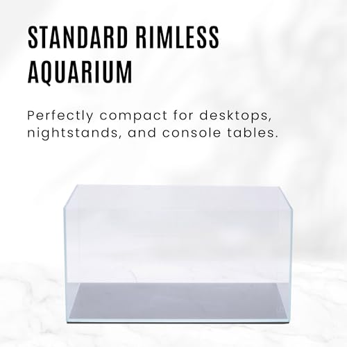 Image of UNS Ultra Clear Rimless Tank - 48.1GAL | 182.2L - 35.43x17.71x17.71 | 90x45x45 CM, 10mm Glass Thickness, Leveling Mat Included - Low Iron, High Clarity Fish Tank w / 45 Mitered Edge - [90P]