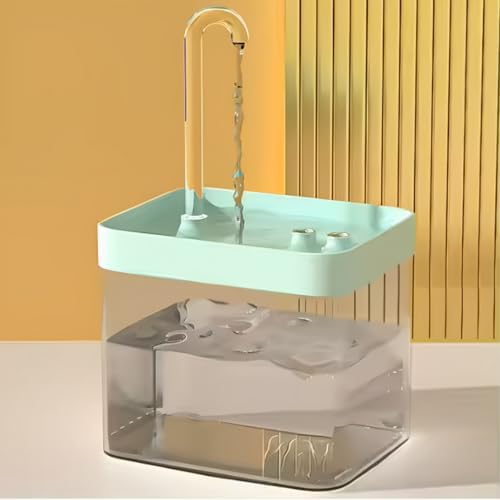 Bebedouro para Gatos Automático 1,5L Fonte de Agua para Gato Filt...