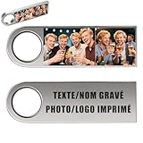 Personnalisation Professionnelle: Offrez une clé usb personnalisée unique avec texte gravé au laser ou photo imprimée en couleur. Notre clé usb personnalisable permet d'ajouter logos, noms ou messages 20 caractères, idéale pour cadeaux d'entreprise ou supports pédagogiques. Choisissez parmi 9 designs élégants.