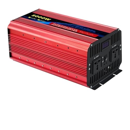 Convertidor Voltaje CC A CA 12 V A 220 V 1600 W 2500 W 3500 W 4500 W Fuente Alimentación para Minivehículos 12 V A 220 V para Inversor Onda Sinusoidal Pura Convertidor(12V 8000W 220V)