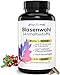 Produktbild 120 Blasenwohl Kapseln - Blasen Komplex mit 14 abgestimmten Inhaltsstoffen wie D-Mannose Cranberry Hauhechelwurzel Goldrute Bärentraubenblätter Bohnenschalen & Birkenblätter - vegan - plantomol®