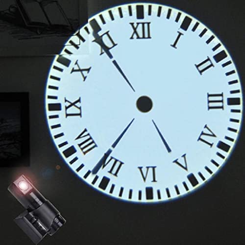 Misppro Lcd Projection Alarm Clock, Remote Control Alarm Clock, 5 Colors Auto Changing For Night Light #TOP6