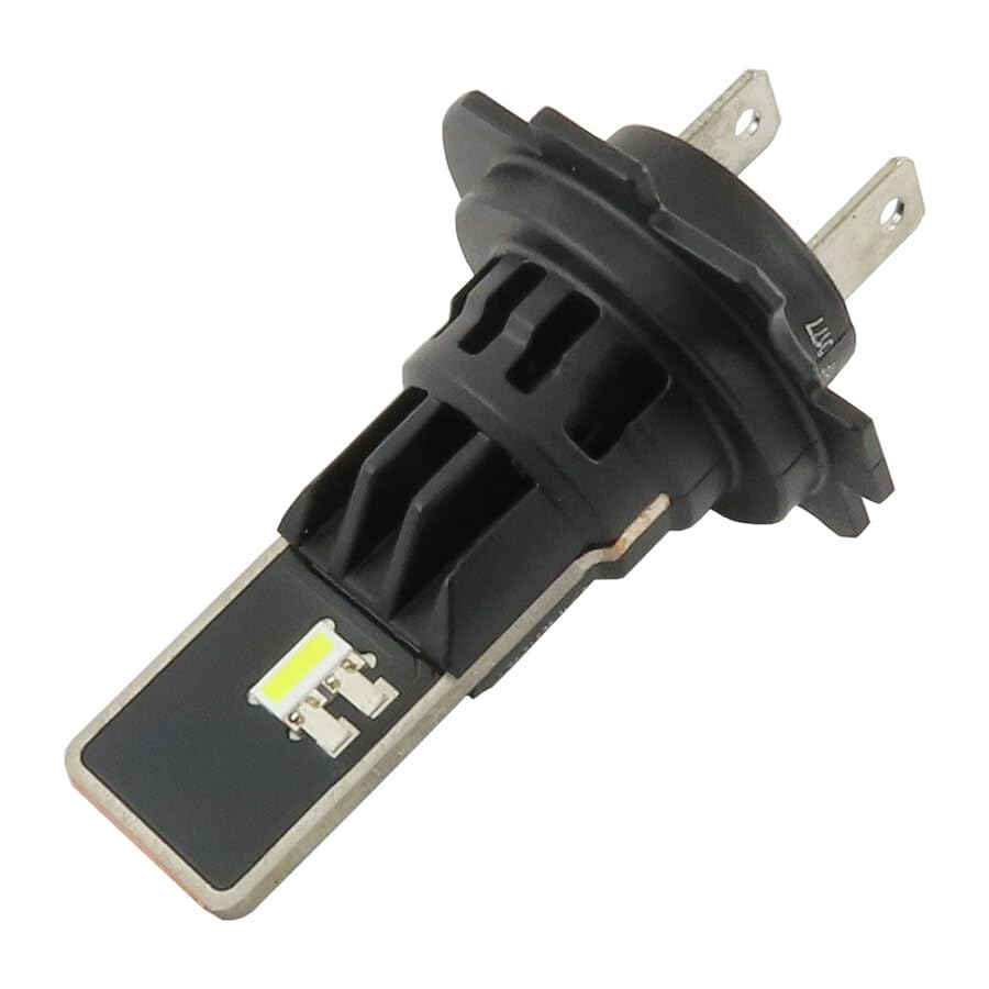 NOMURA Lampadine LED H7 Obsidian Space White 6000K Canbus - 6x Luminosità, 3300lm, Anti-Errore