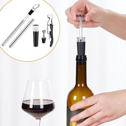 Bâton de refroidissement à vin en acier avec décapsuleur intégré - 7