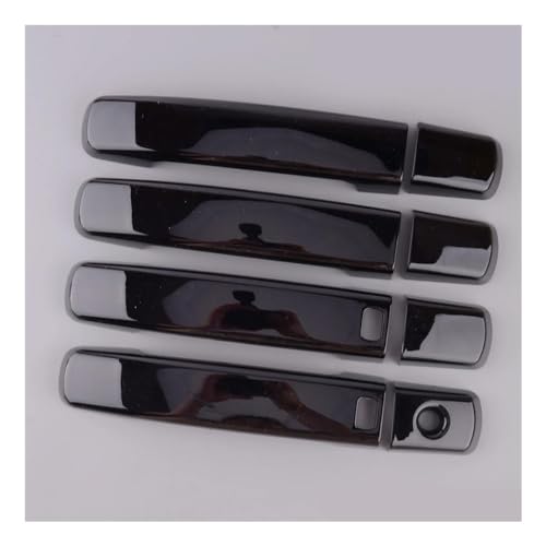 SUSHUANG Manija Puerta Coche 1 Juego De Cubierta Manija De Puerta Exterior Coche De Plástico Negro para Frontier para Pickup 2005-2023 Tirador de la Puerta del Coche
