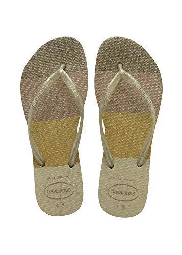 Chinelo Slim Palette Glow, Havaianas, Feminino, Areia, 37/38