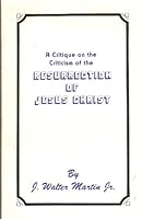 A Critique on the Criticism of the Resurrection of Jesus Christ B000N13G6G Book Cover