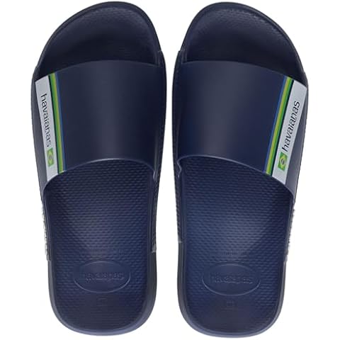 Havaianas Unisex Slide Brasil Navy Blue Flip Flops Cover