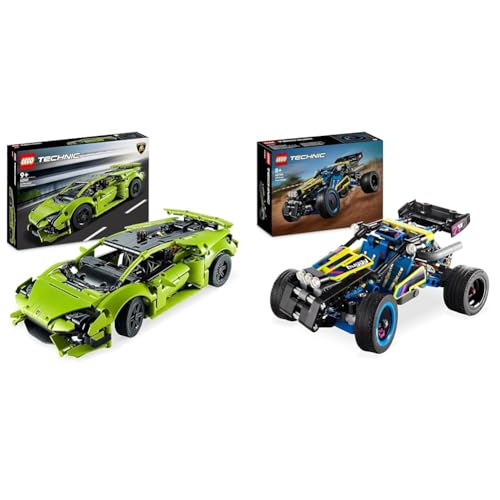 Technic Lamborghini Huracán Tecnica, Modellino di Auto da Costruire & Technic Buggy da Corsa, Macchina Giocattolo - Lego