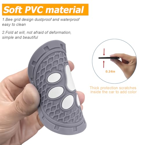 Portavasos para coche Osilly, 4 piezas, gris miniatura 3