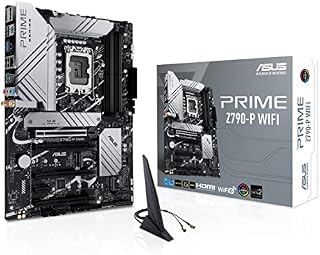 ASUS Prime Z790-P WiFi LGA 1700(Intel 14th,13th &12th Gen) ATX Motherboard (PCIe 5.0,DDR5,14+1 Power Stages,3X M.2,WiFi 6,Bluetooth v5.2,2.5Gb LAN, Front Panel USB3.2 Gen 2 Type-C, Thunderbolt 4/USB4)