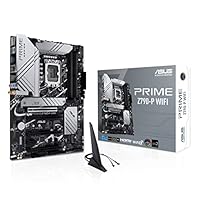 ASUS Prime Z790-P WiFi LGA 1700(Intel® 13th &amp;12th Gen) ATX Motherboard (PCIe 5.0,DDR5,14+1 Power Stages,3X M.2,WiFi 6,Bluetooth v5.2,2.5Gb LAN, Front Panel USB 3.2 Gen 2 Type-C®, Thunderbolt™ 4/USB4)