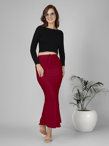 Image of Nexsus Stretchable Saree Shapewear | Petticoat for Women | Cotton Blended | Skirts for Women | Shape Wear Dress for Saree | Available in 80+ Colors and Plus Sizes