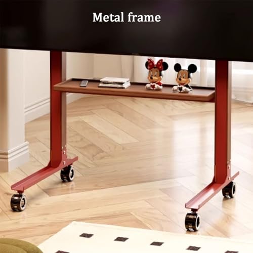 Soporte móvil para TV de 40 a 75 pulgadas ajustable en altura miniatura 6
