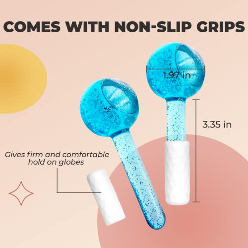 Ice Globes for Facials Ice Globes Face Massager, Cold Globes for