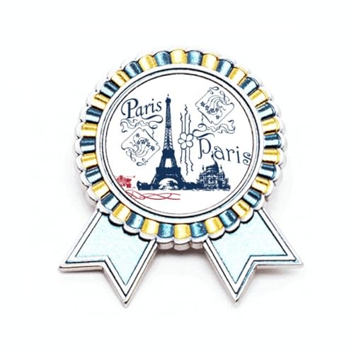 Broche Tour Eiffel médaille souvenir France Paris à offrir en cadeau