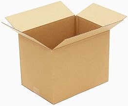 Logimart Cardboard, 100 Sizes, External Dimensions 15.4 x 11.0 x 12.6 inches (390 x 280 x 320 cm), Cardboard, Courier Delivery, Moving, Made in Japan, Packaging Material B4 Size [NO235] (5 Pieces)