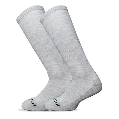 Pure Athlete Alpaca Ski Socks - Premium USA Made Genuine Alpaca Wool Padded...