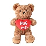Ouksma Fluffy Teddy Bears Cuddly Companions for Every Occasion Teddy Bear Plushies for Christmas Valentine's Day Birthday Wedding Party (Hug Me)